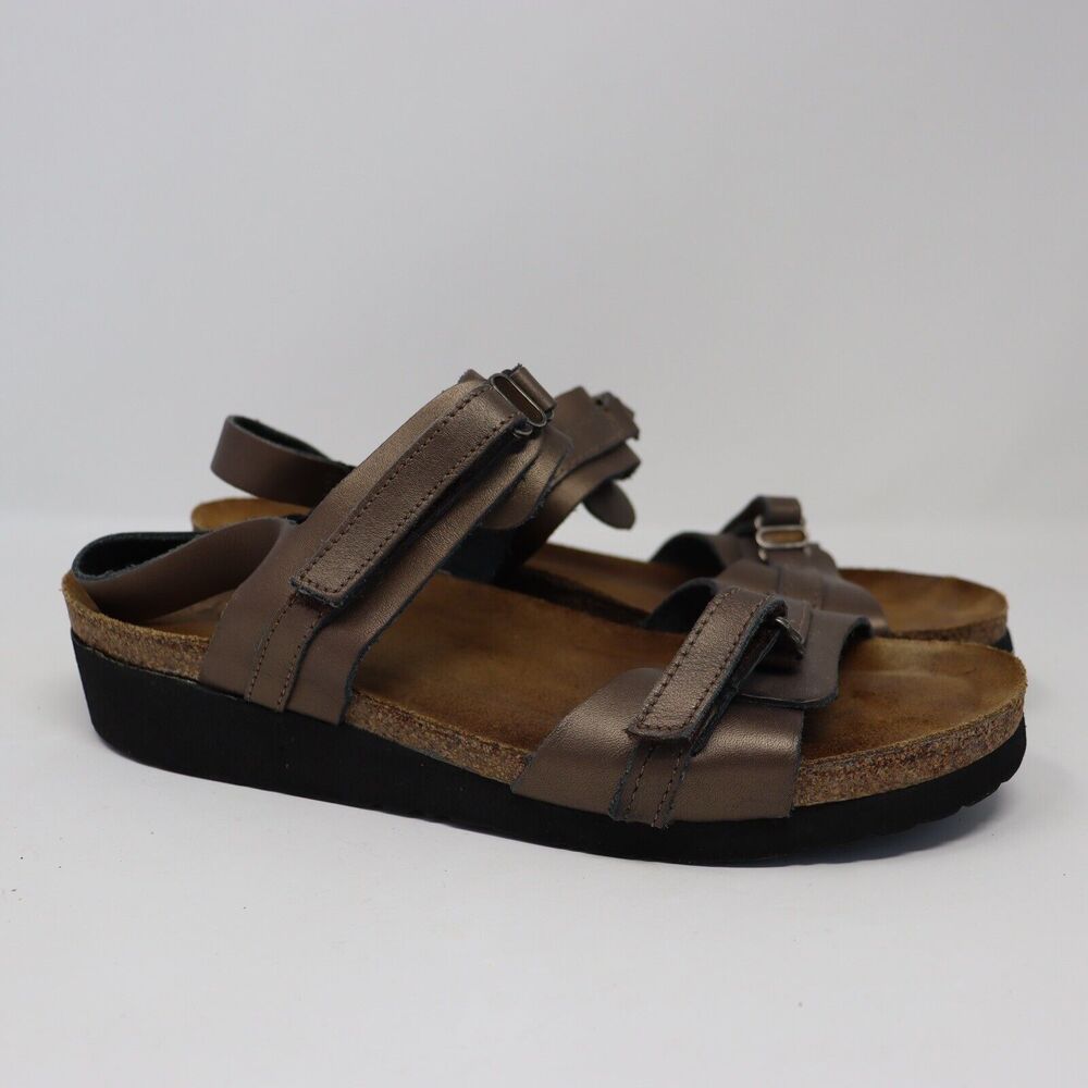 NAOT Kayla Women Size 40 US 9-9.5 Radiant Copper Strappy Comfort Orthotic Sandal - Picture 3 of 5